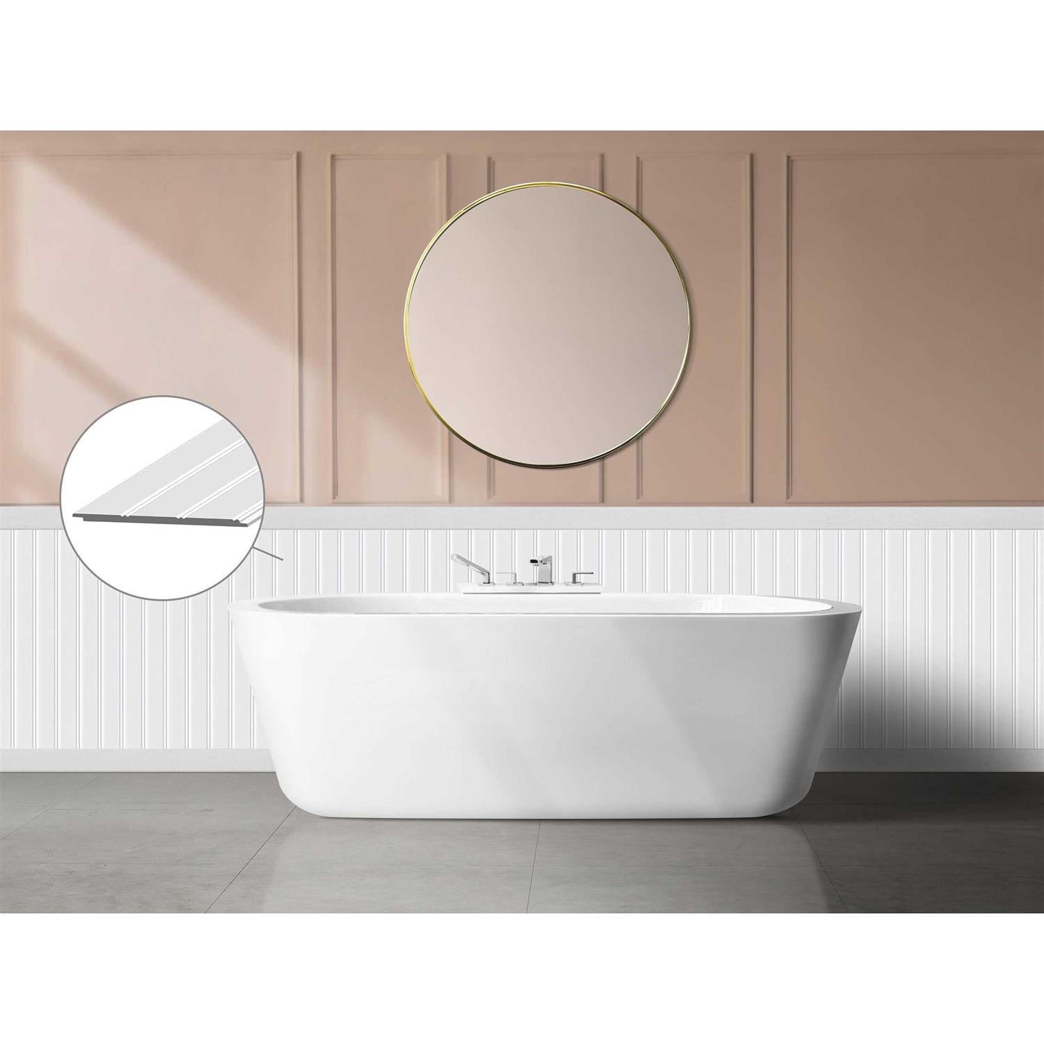 ECHON Shiplap Wall Plank Reversible Wall Kit 2212 - Cheap Fitting