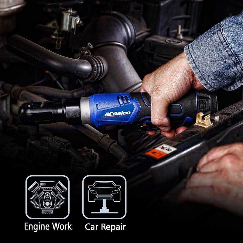 ACDelco ARW1209P G12 Series 12V Li-ion Cordless 3/8 45 ft-lbs. Ratchet Wrench Tool Kit - Cheap Fitting