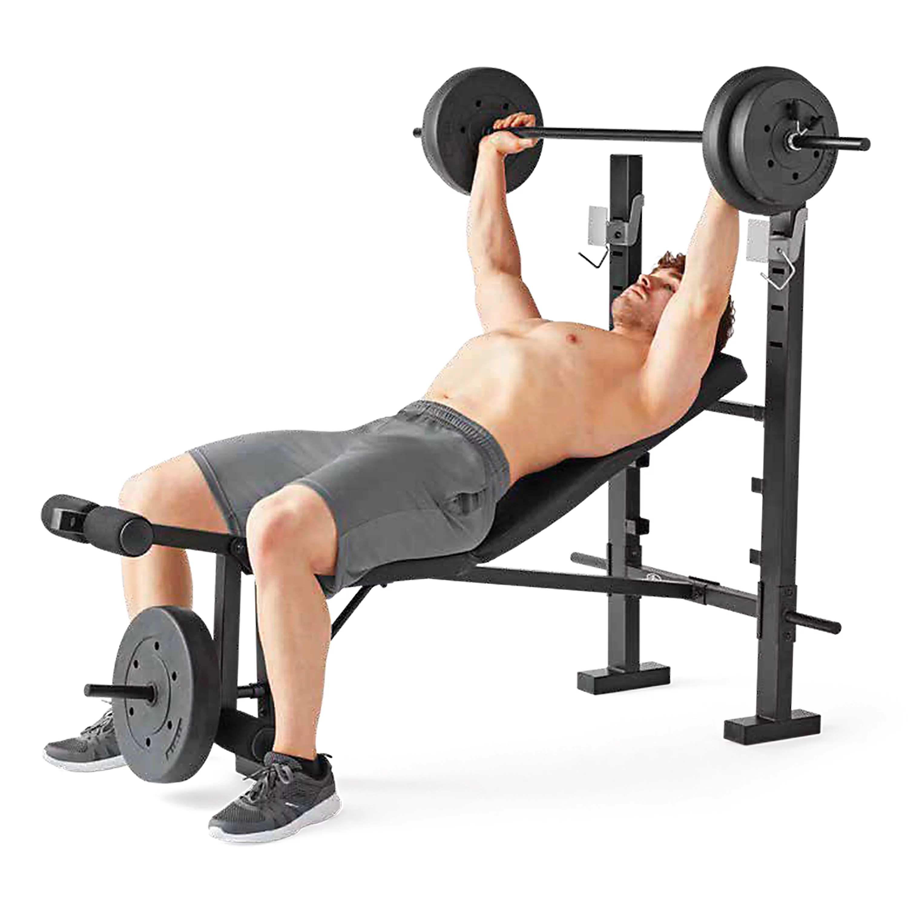 Athletic Works Standard Bench & Rack Combo with Leg Press - Cheap Fitting