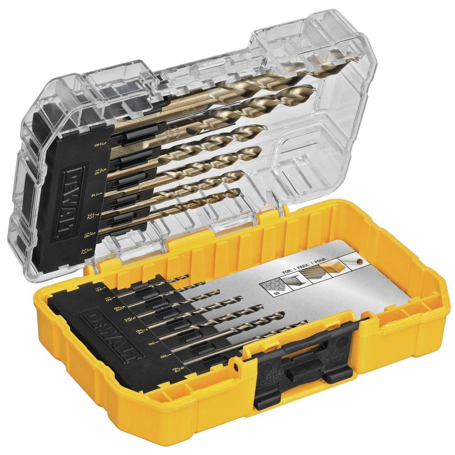 DeWalt Industrial Cobalt Drill Bit Set - Cheap Fitting