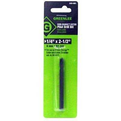 Greenlee 645-001 Pilot Drill Bit - Cheap Fitting