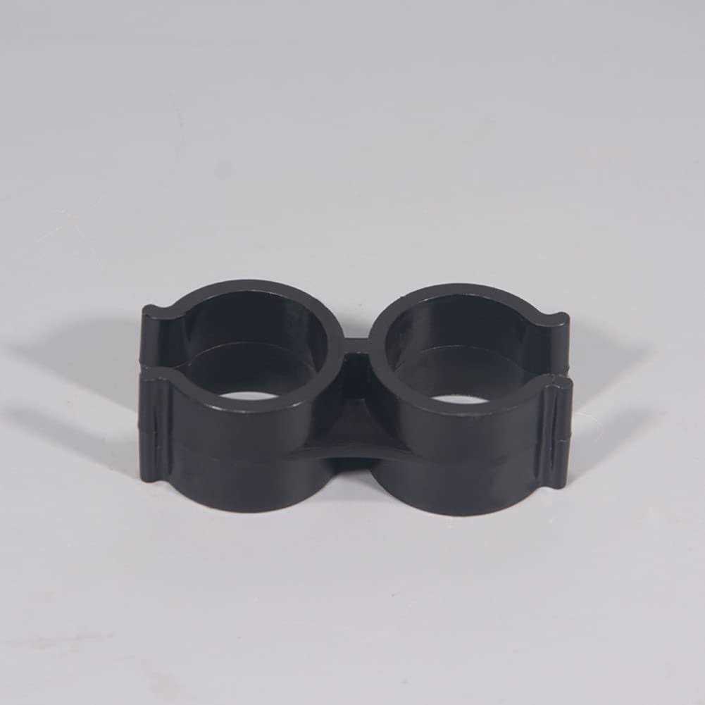 SCRTB Double Pipe Clamp 10 Pcs Pipe Clamp Connection,Shelf Pole Connector,Double Port Pipe Clamps,Warehouse Supermarket Shelf Link Clip Fastener - Cheap Fitting