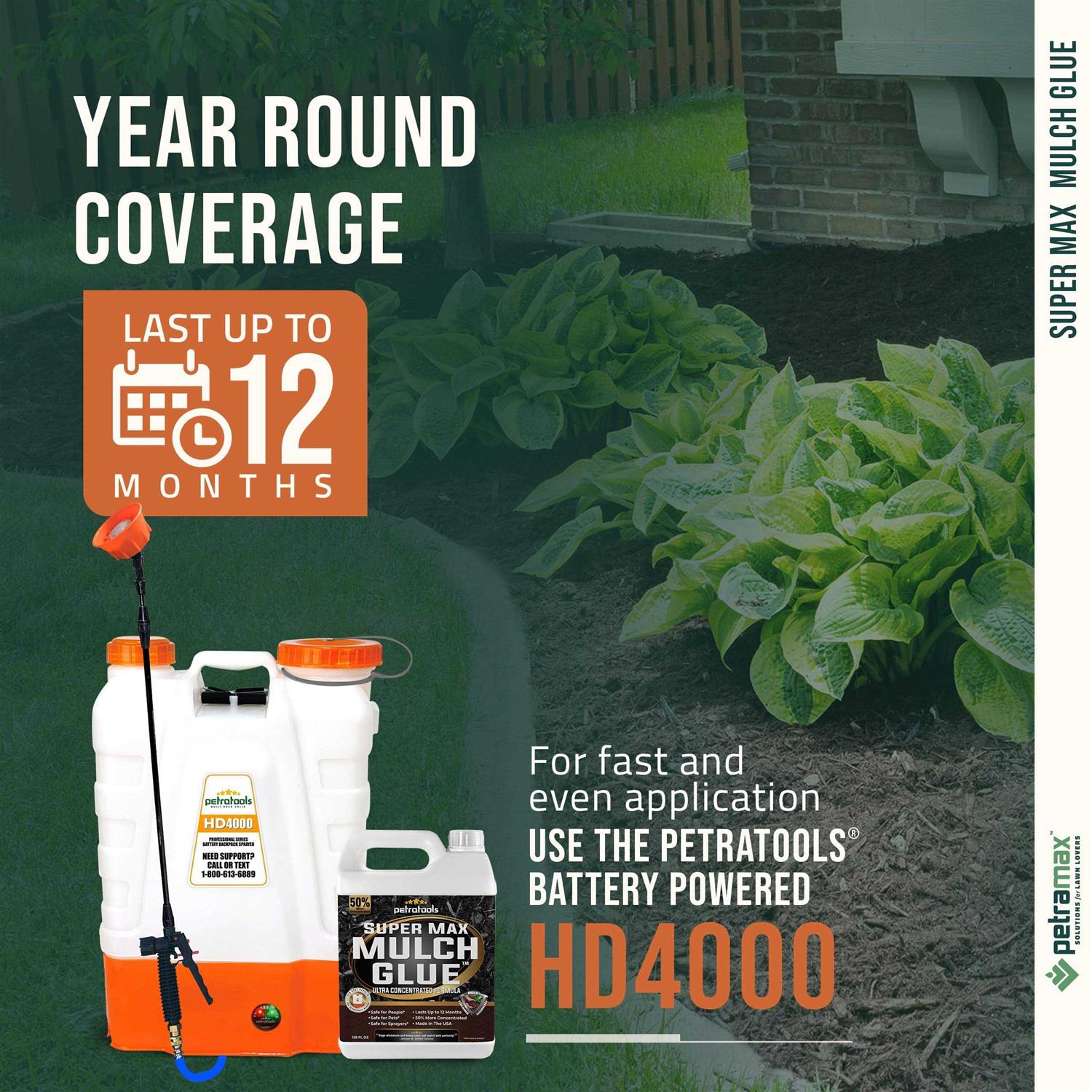 Petratools Mulch Glue Rock Glue, Gravel Glue, Gravel Stabilizer and Mulch Glue Binder, Rock Glue and - Cheap Fitting