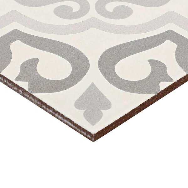 Daltile Memoir Crystal 12 in. x 12 in. Glazed Ceramic Floor and Wall Tile - Cheap Fitting