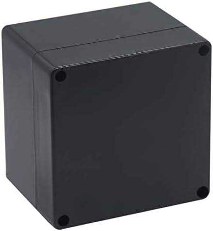 Otdorpatio Project Box IP65 Waterproof Junction Box ABS Plastic Black Electrical Boxes DIY Electronic Project Case Power Enclosure 7.87×4.72×2.2 - Cheap Fitting
