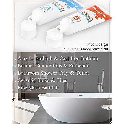 Bath Repair Kit White Endhokn Enamel Porcelain Acrylic Fiberglass Ceramic Sink - Cheap Fitting