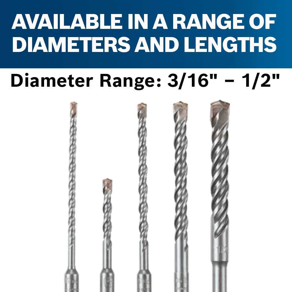 Bosch HCK005 SDS-Plus Bulldog Rotary Hammer Bit Set - Cheap Fitting