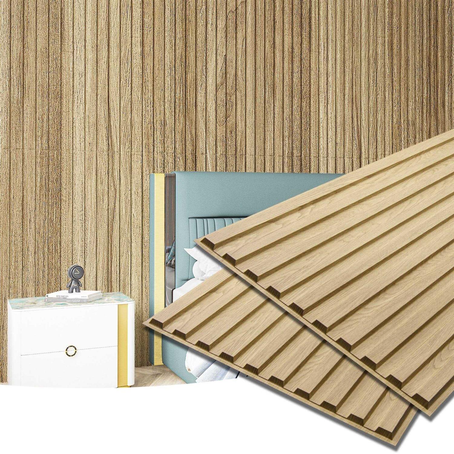 Art3d 2 x 4 ft Drop Ceiling Tiles,Slat Design 3D Wall Panels,Pack of 12 - Cheap Fitting