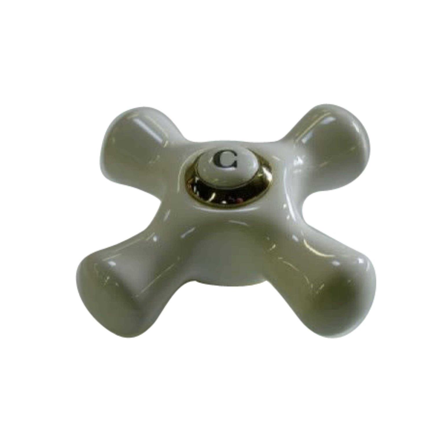 Kingston Brass Ksh116.Pxc Cold Porcelain Cross Handle - Cheap Fitting