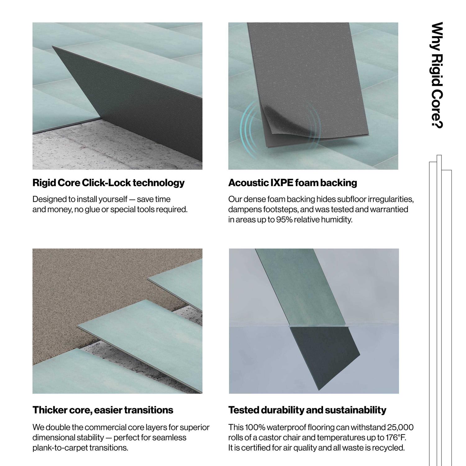 Ivy Hill Tile Forge MIL 12 in. x 24 Waterproof Luxury Vinyl Flooring Tile - Cheap Fitting