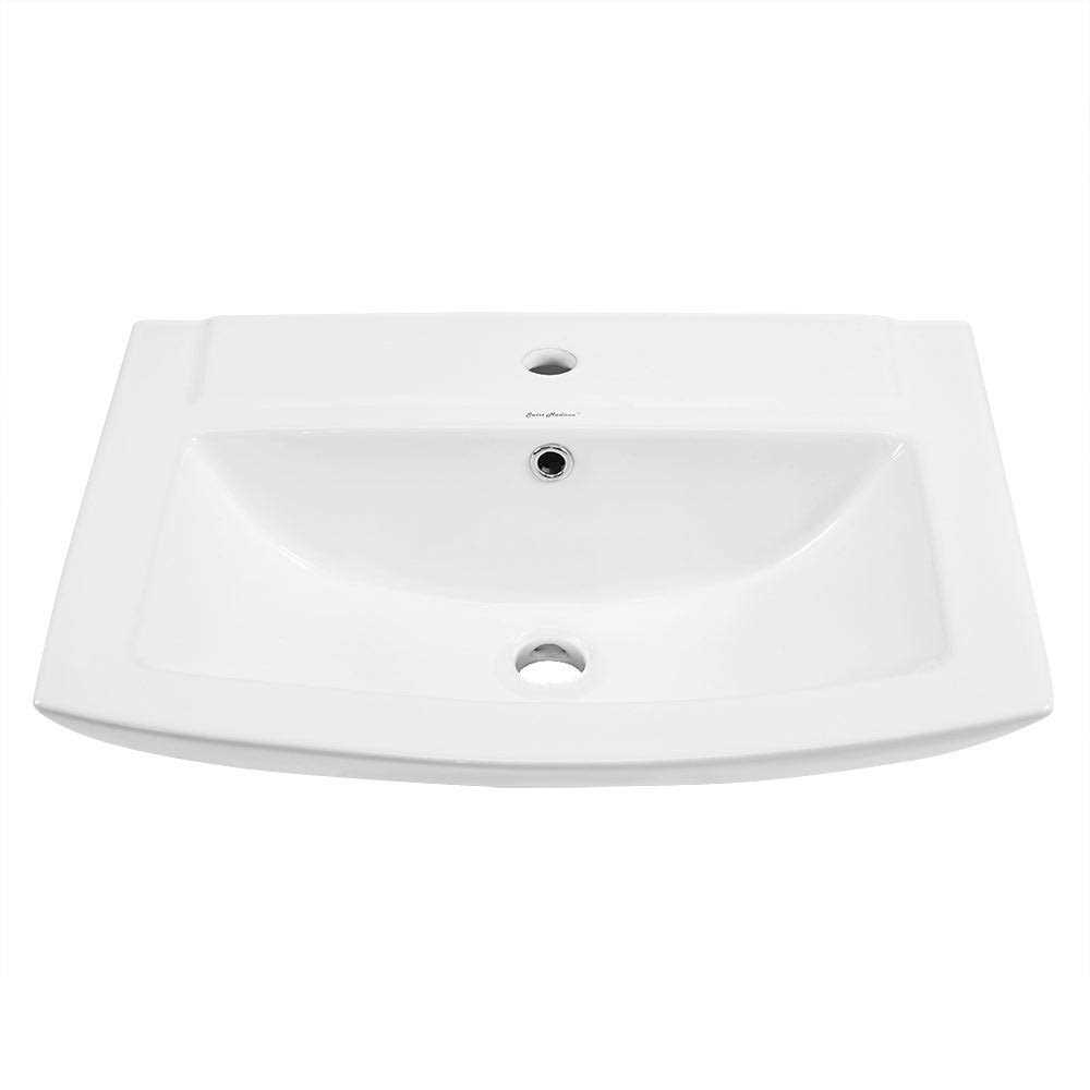 Swiss Madison Sublime Pedestal Bathroom Sink Single Faucet Hole SM-PS306 - Cheap Fitting