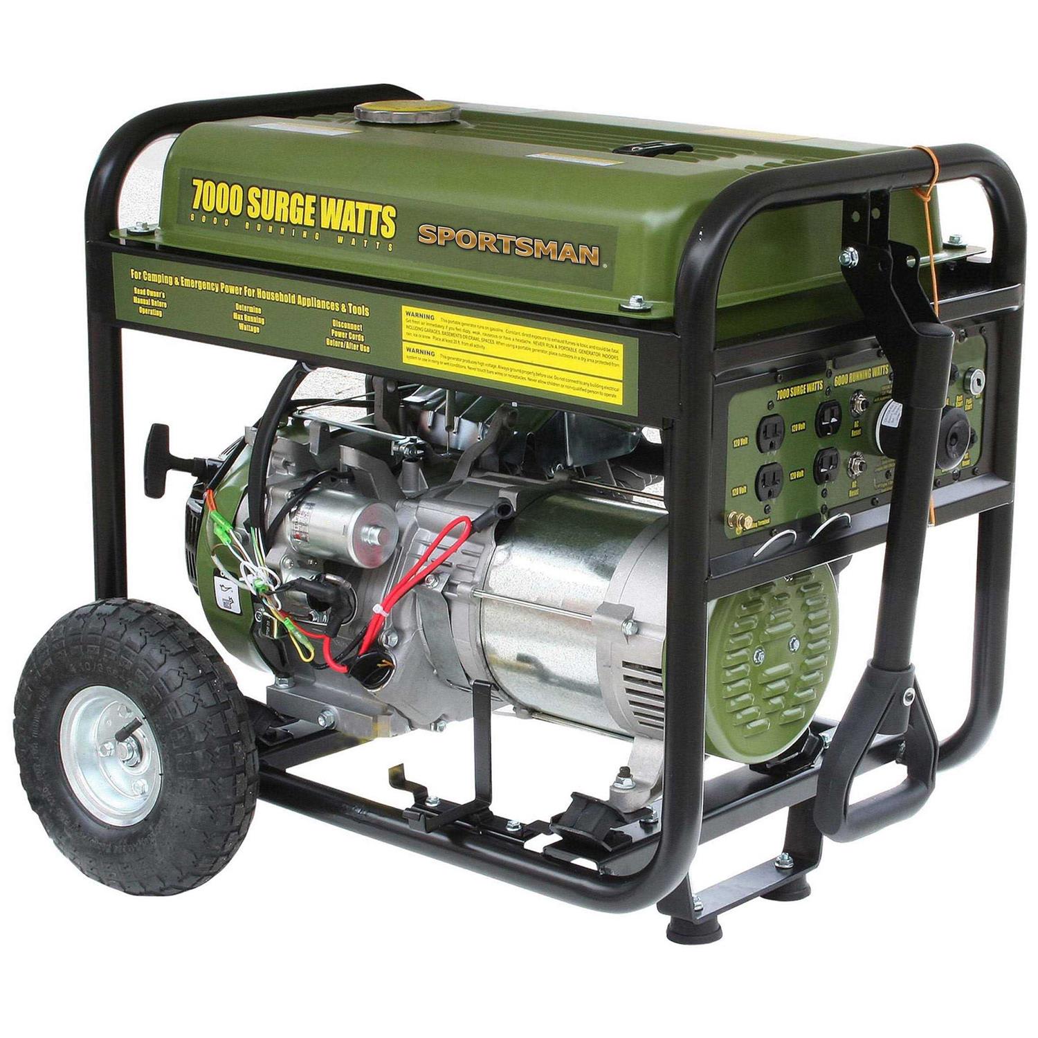 Buffalo Corp Sportsman Gasoline 7000 Watt Generator - Cheap Fitting