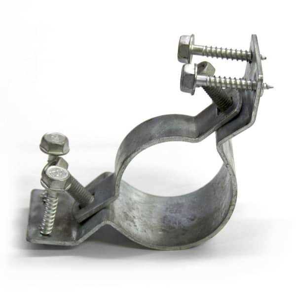 Oz-Post WAP-OZ 2-3/8 in. Galvanized Steel to Wood Fence Bracket with Inside 90° for Full Wrap - Cheap Fitting