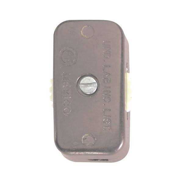 Leviton White Miniature Cord Switch - Cheap Fitting