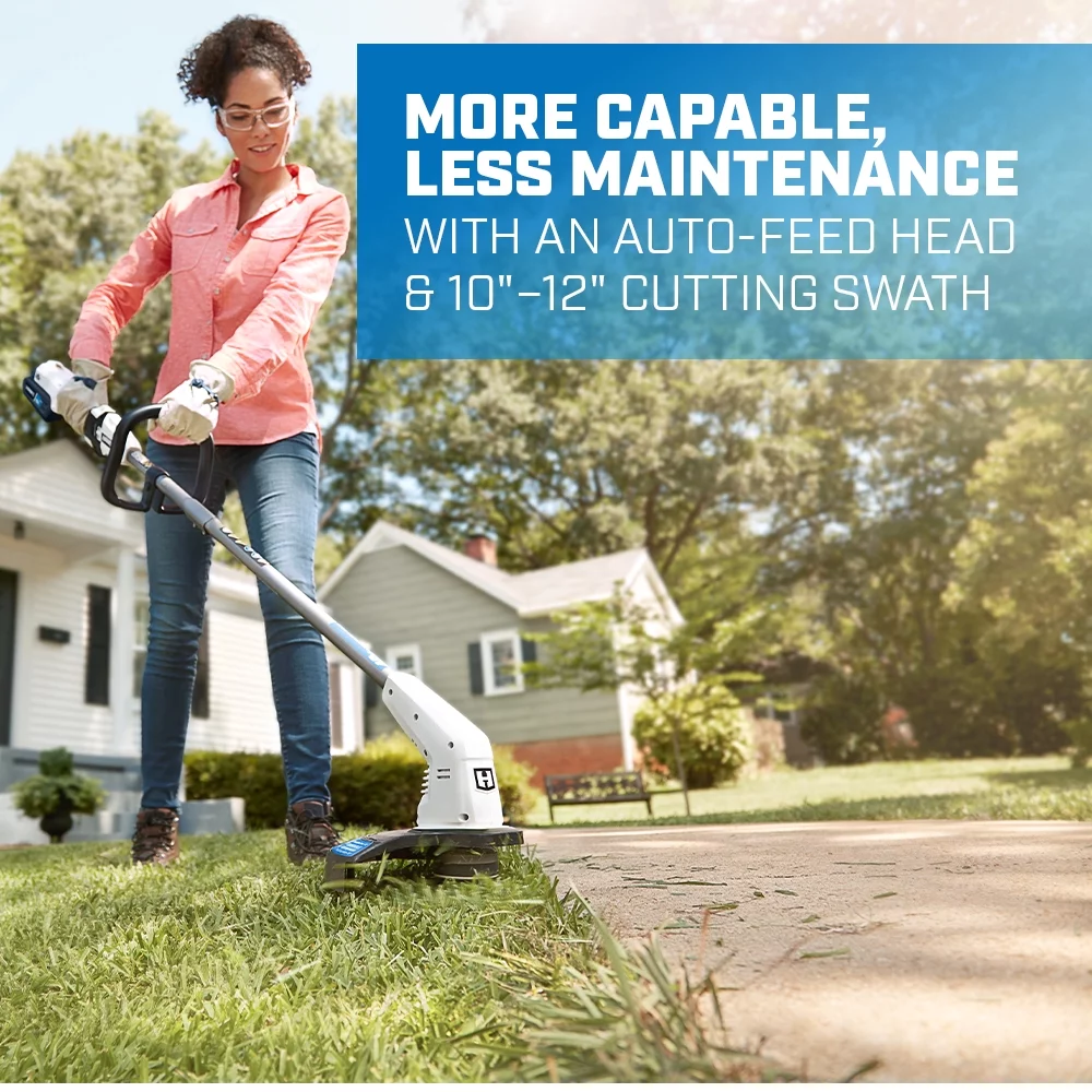 HART 40-Volt 12-inch Cordless String Trimmer Kit, (1) 2.5Ah Lithium-Ion Battery - Cheap Fitting