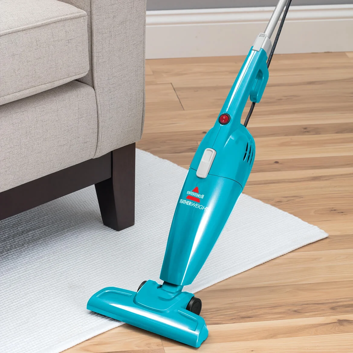 Bissell Featherweight Stick Lightweight Bagless Vacuum Vacuums & Electric Broom in Teal, BSL2033 - Cheap Fitting