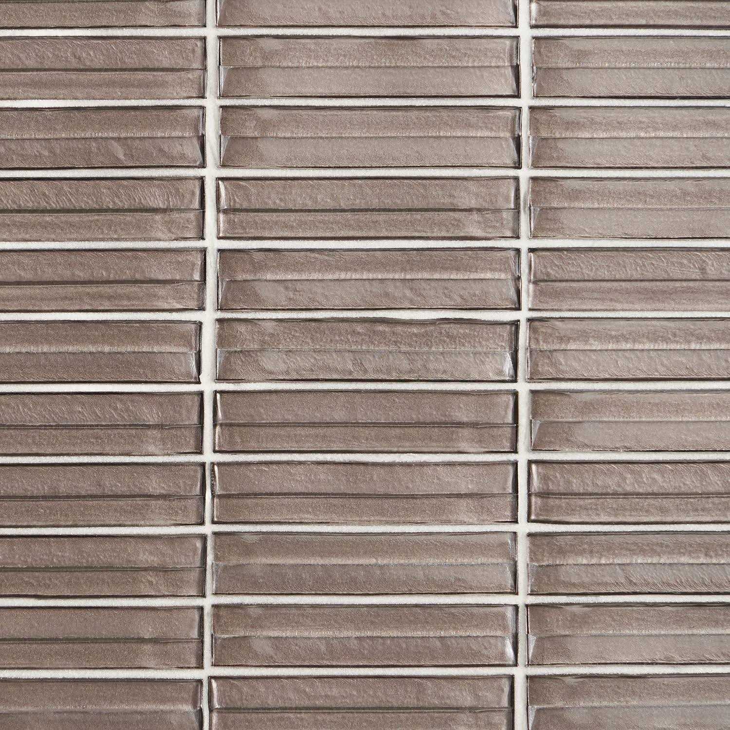 Ivy Hill Tile Tara 11.61 in. x 11.73 in. Stacked Glass Mosaic Tile - Cheap Fitting