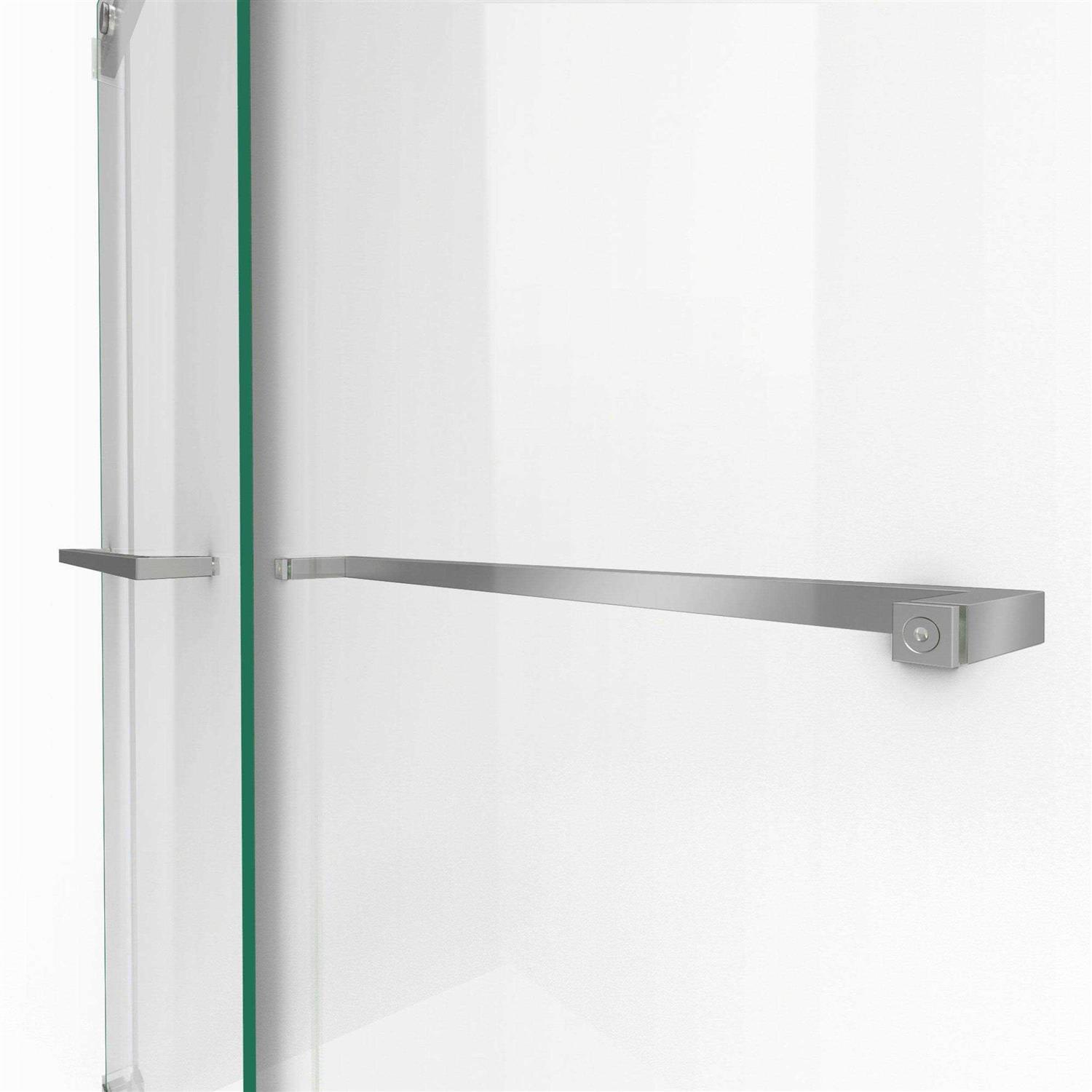DreamLine Essence 56-60 in. W x 76 in. H Frameless Bypass Shower Door SHDR-6360760-04 - Cheap Fitting