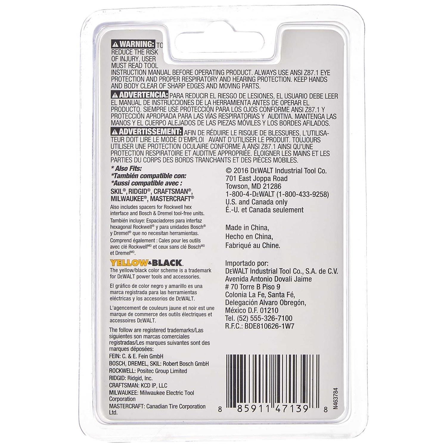 Dewalt DWA4242 Oscillating Diamond Flush Cut Blade - Cheap Fitting