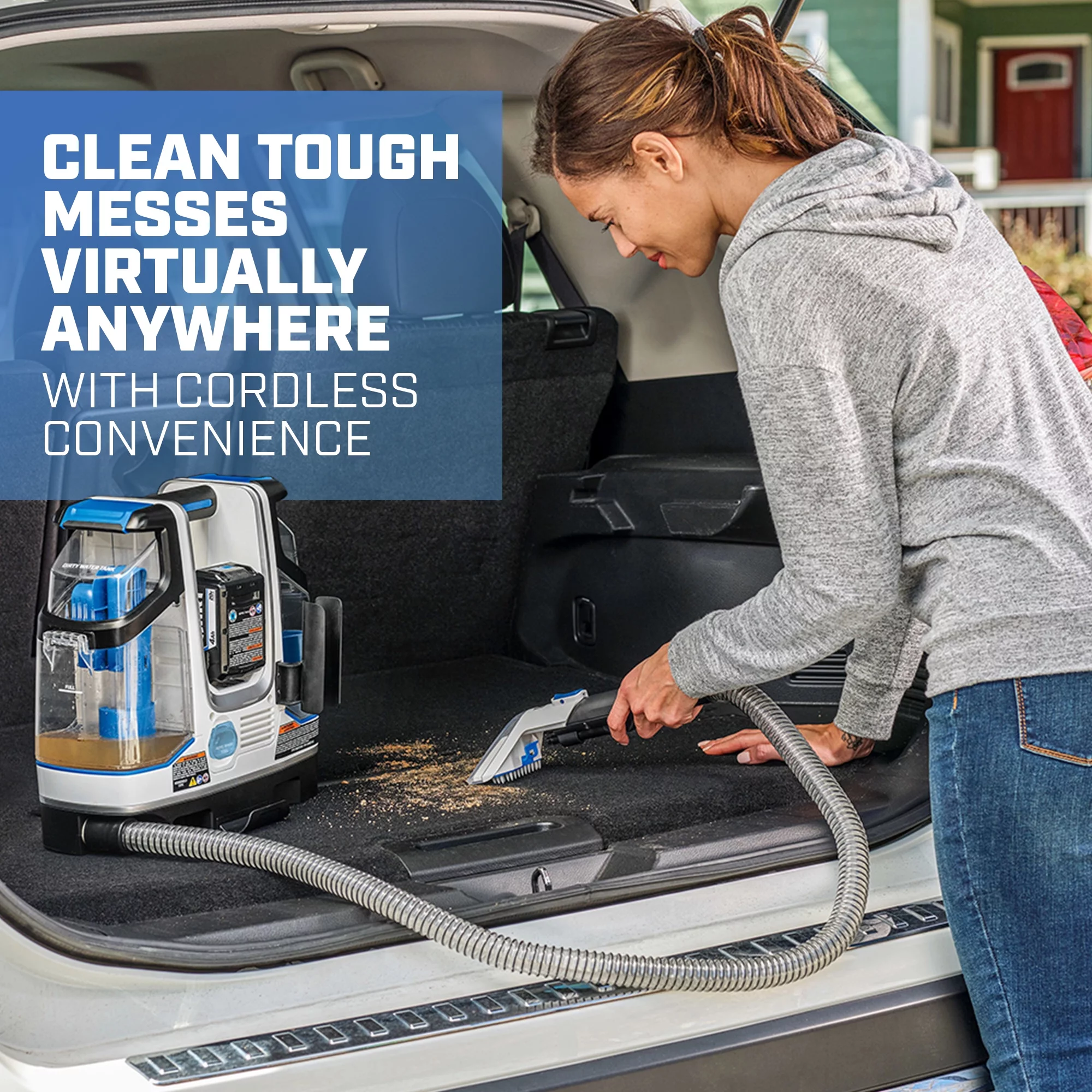 HART 20-Volt Carpet & Upholstery Cordless Spot Cleaner Kit, (1) 4.0Ah Lithium-Ion Battery, New - Cheap Fitting