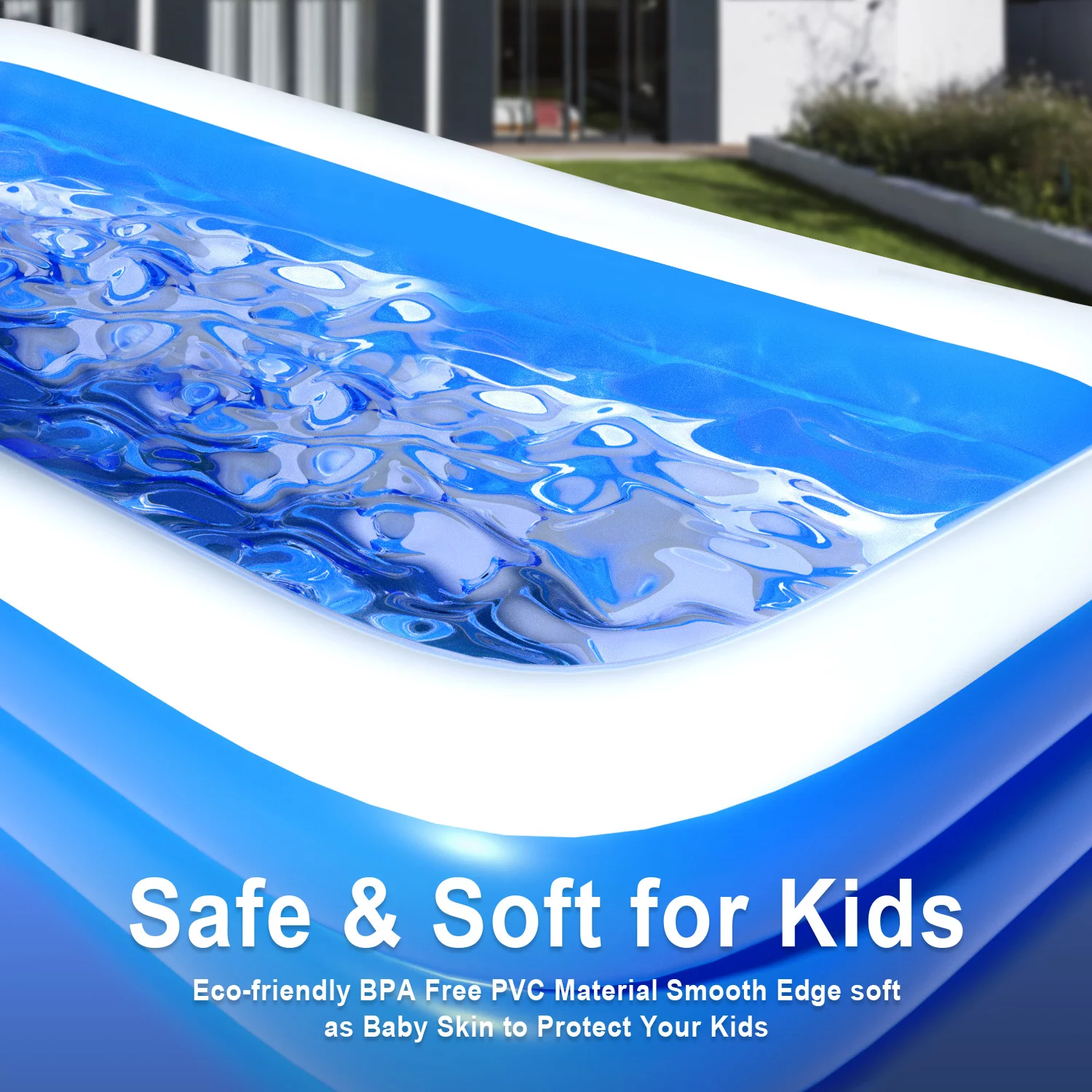 MoonSun Inflatable Pools Kiddie Pool, 71