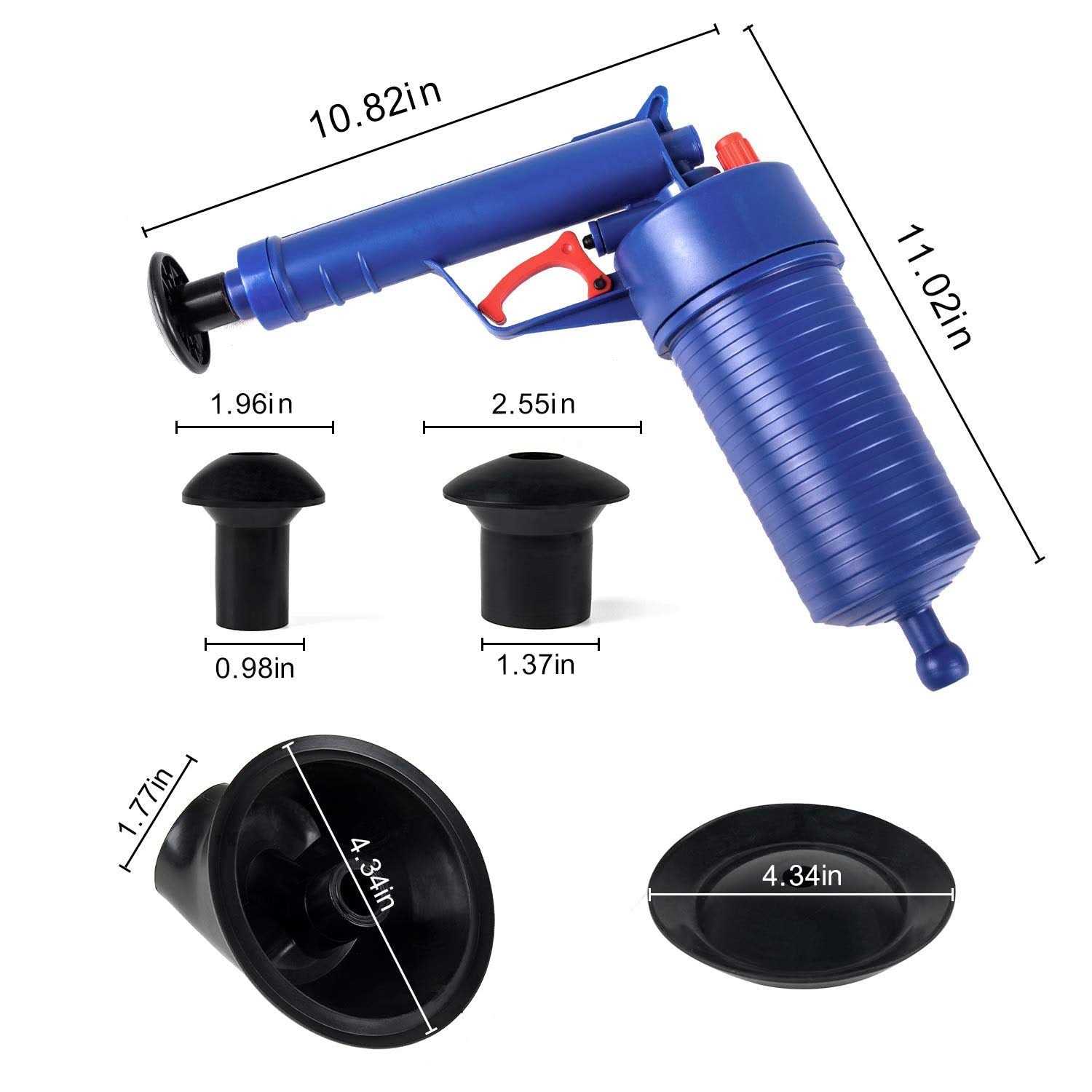 ETERNA Air Drain Blaster Sink Plunger Air Power Toilet Plunger Manual Pump Cleaner,Pipe Blaster - Cheap Fitting