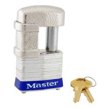 Master Lock 37KA Shrouded Laminated Steel Pin Tumbler Padlock Keyed Alike - Cheap Fitting