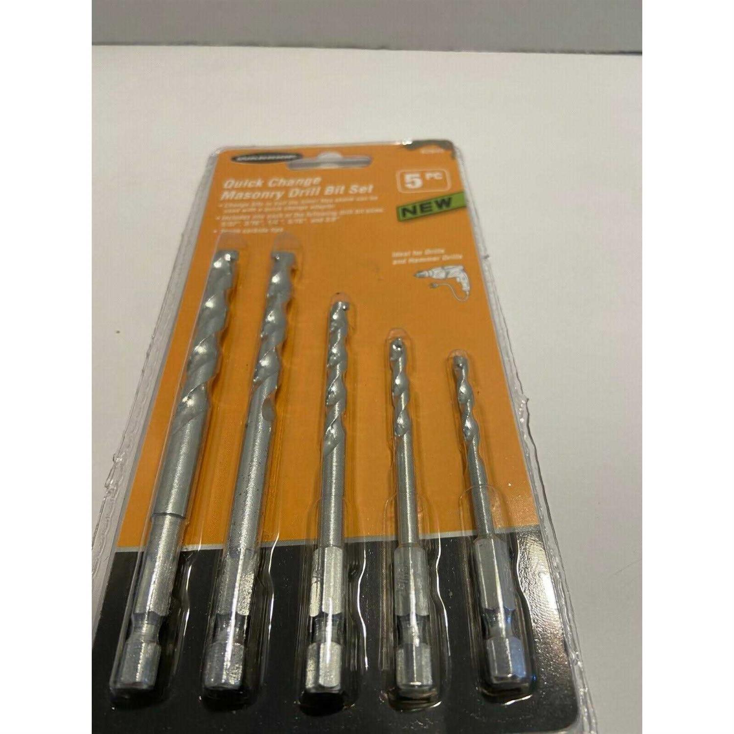 Warrior Quick-Change Masonry Drill Bit Set - Cheap Fitting