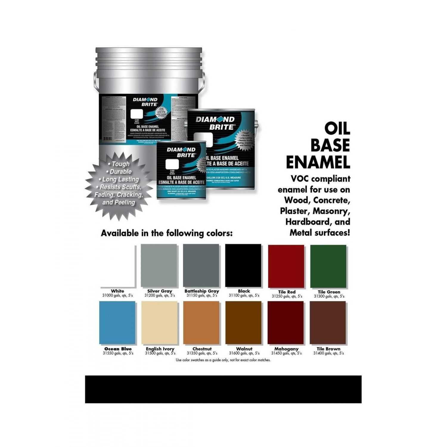 Diamond Brite 5 gal Oil Base All Purpose Enamel Paint - Cheap Fitting