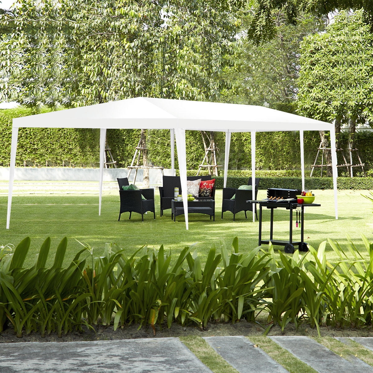 Costway 10'x30' Party Wedding Outdoor Patio Tent Canopy Heavy duty Gazebo Pavilion Event - Cheap Fitting