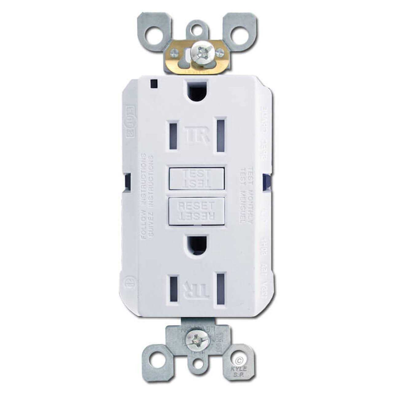 Leviton GFTR1-W 15A Tamper-Resistant GFCI - Cheap Fitting