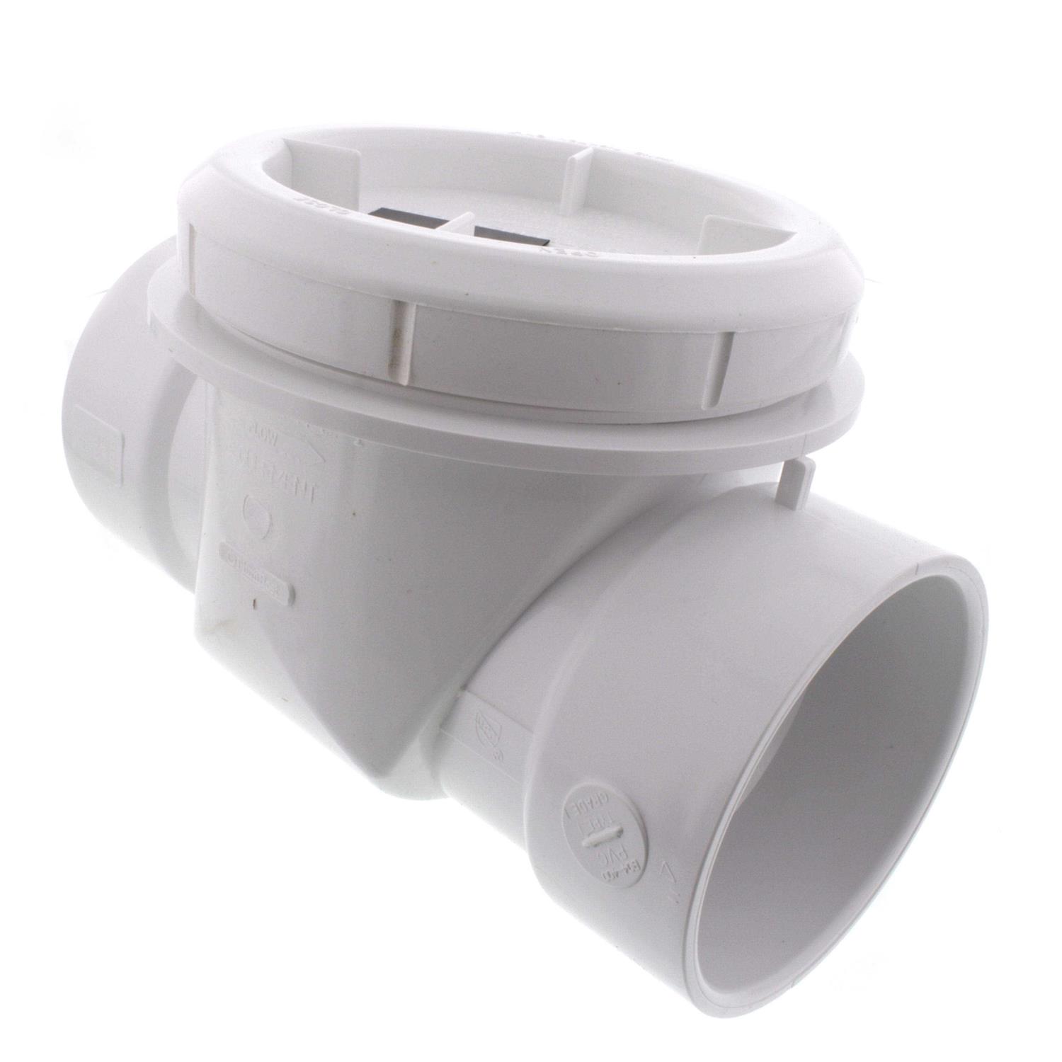 Jones Stephens 4 PVC Backwater Valve B04400 - Cheap Fitting