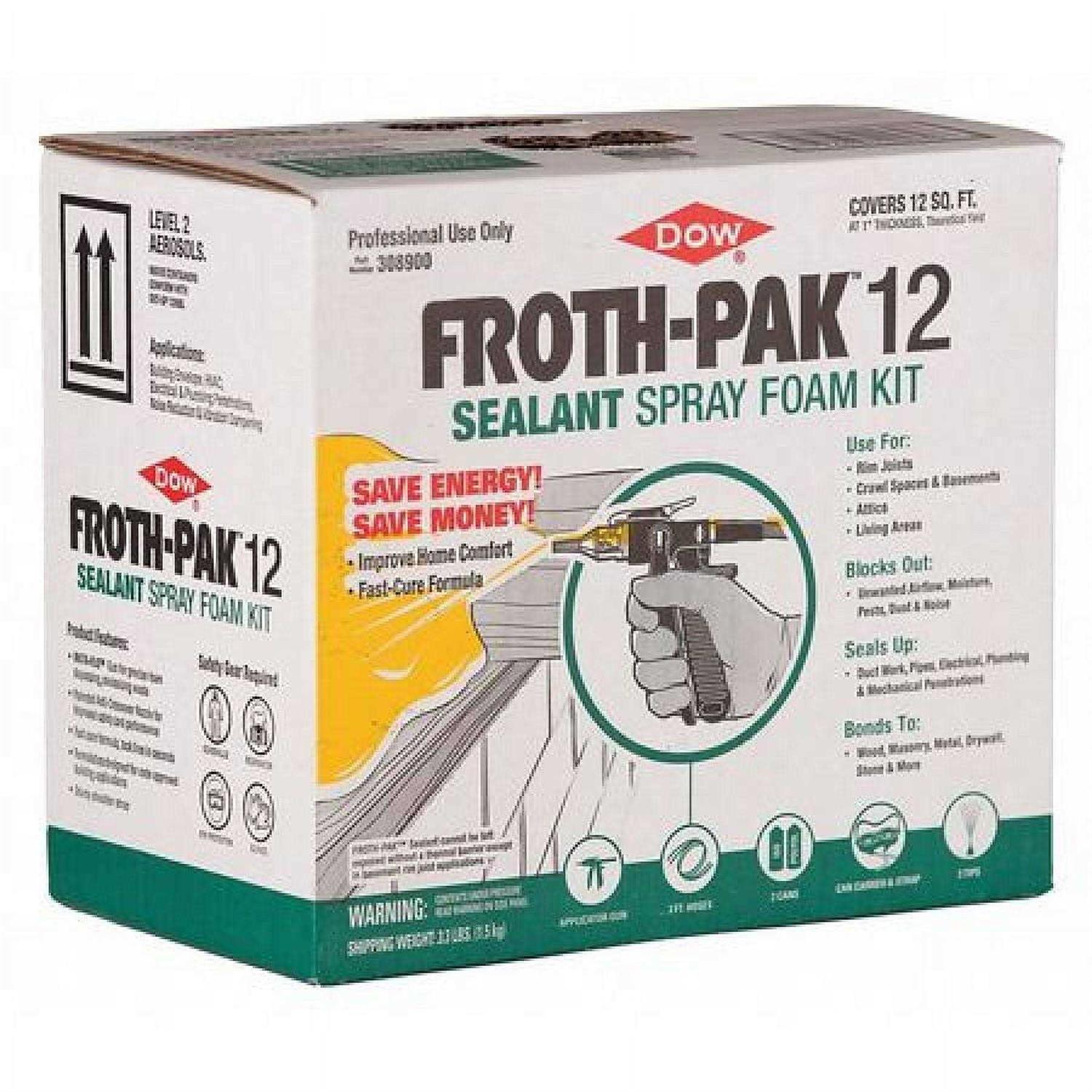 Froth-PAK 308900 12 Foam Sealant Kit - Cheap Fitting