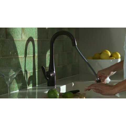 Moen Arbor One Handle High Arc Pulldown Bar Faucet 5995 - Cheap Fitting