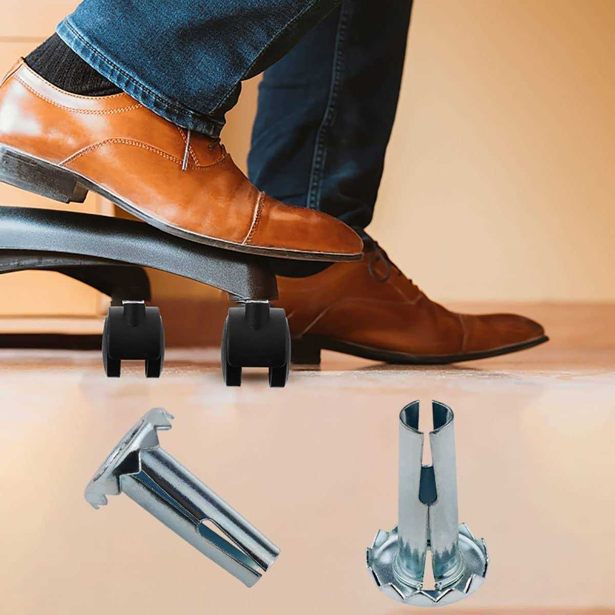 Haidong Rotary caster sleeve Metal caster rod sleeve Metal caster valve stem sleeve Rear inclined sleeve for chair legs Ring caster valve stem - Cheap Fitting