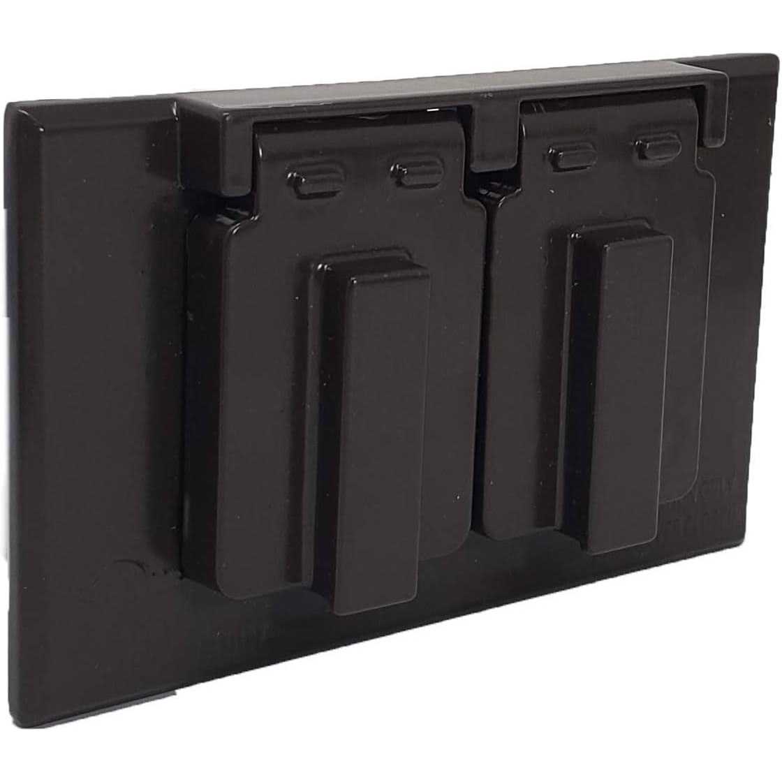 Sealproof 1-Gang Duplex Horizontal Weatherproof Outlet Cover - Cheap Fitting