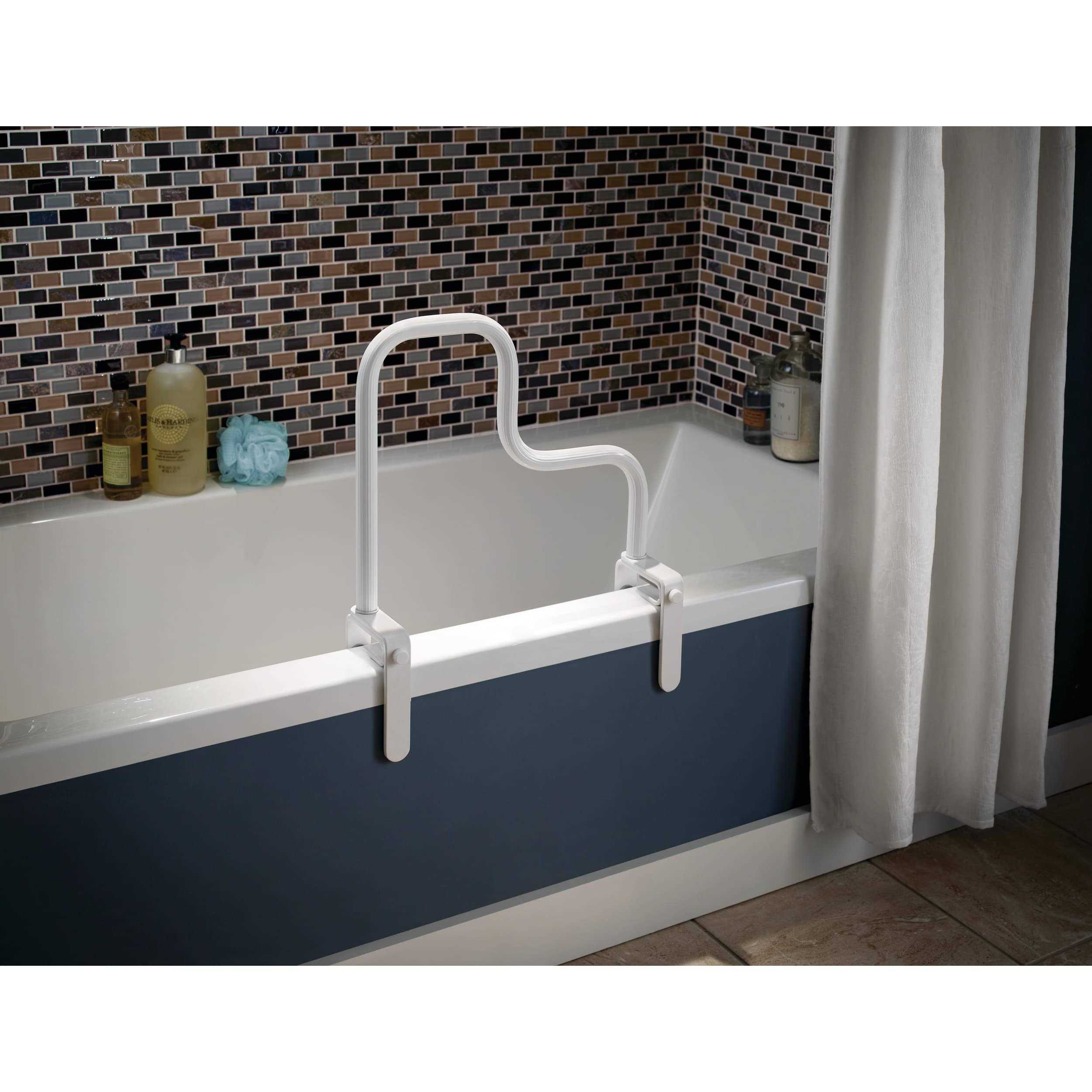 Delta White Multi Grip Tub Bar - Cheap Fitting