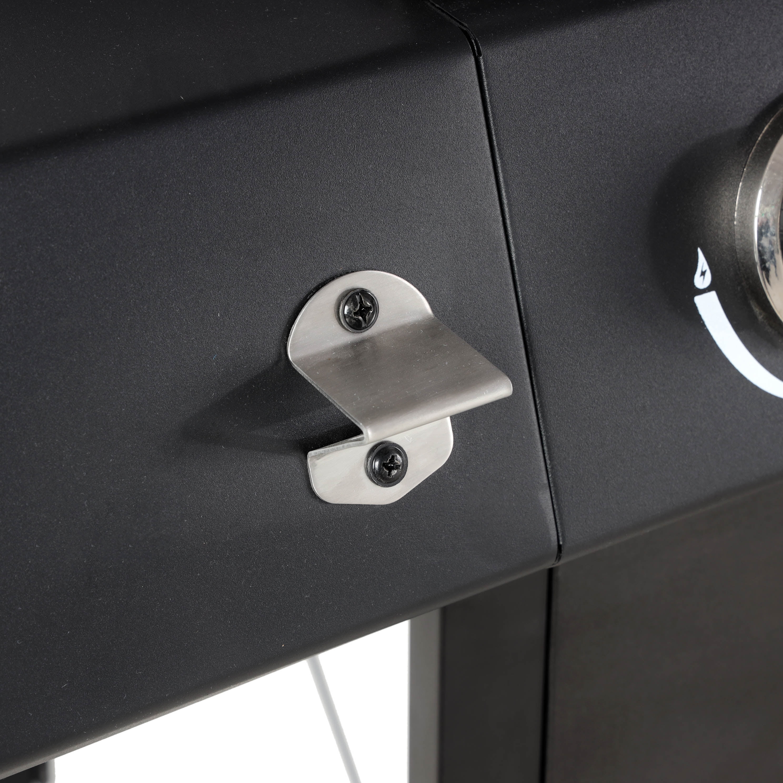 RevoAce 4-Burner Propane Gas Grill with Side Burner, Red Sedona, GBC1748WRS - Cheap Fitting