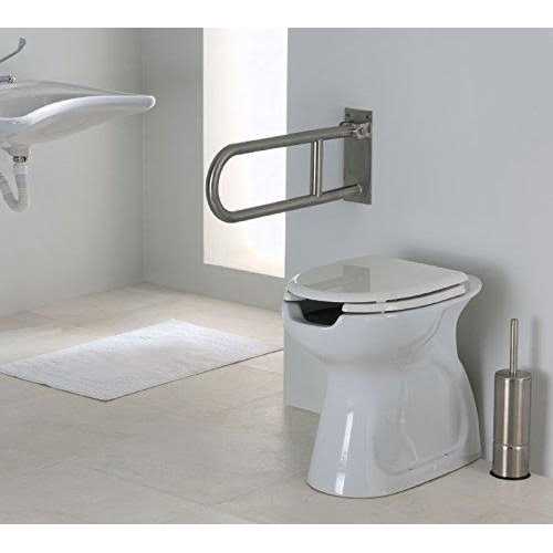 Ponte Giulio G57JAS03 18 in. Satin Stainless Steel Grab Bar - Cheap Fitting