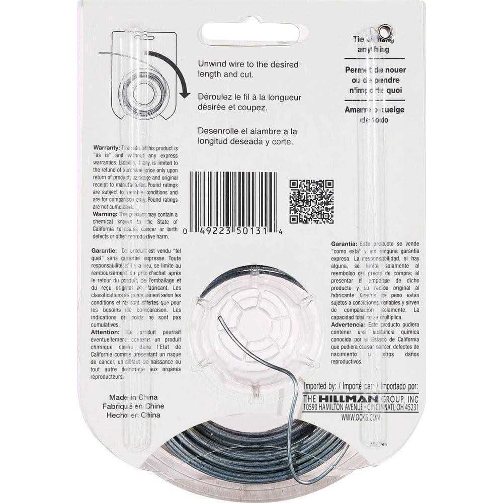 Hillman Galvanized Steel Utility Wire 50131 - Cheap Fitting