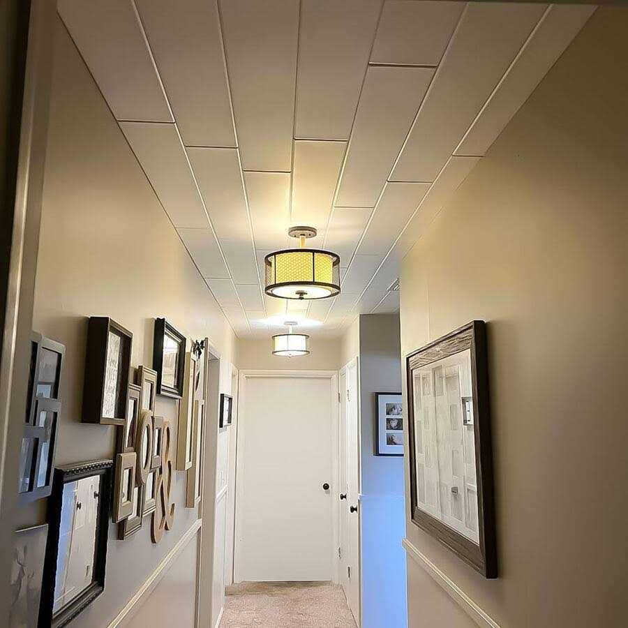 Foam Wood Glue-Up Ceiling Planks 39 in. x 6 in. A La Maison Ceilings - Cheap Fitting