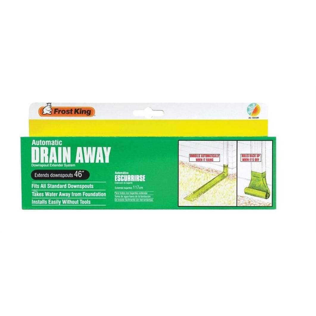 Frost King Drain Away 0.1 in. H x 9 in. W x DE46 - Cheap Fitting