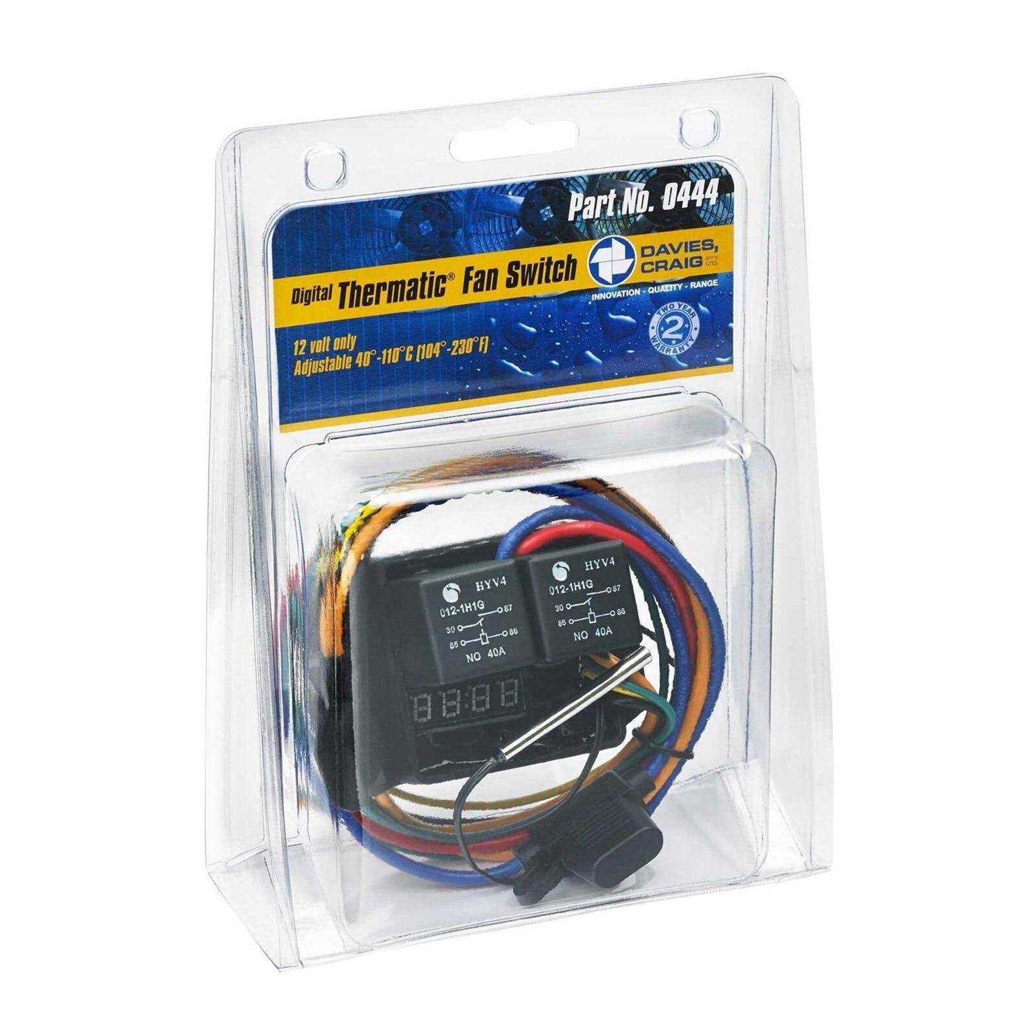 Davies Craig Digital Thermatic Fan Switch Kits DC-0444 - Cheap Fitting