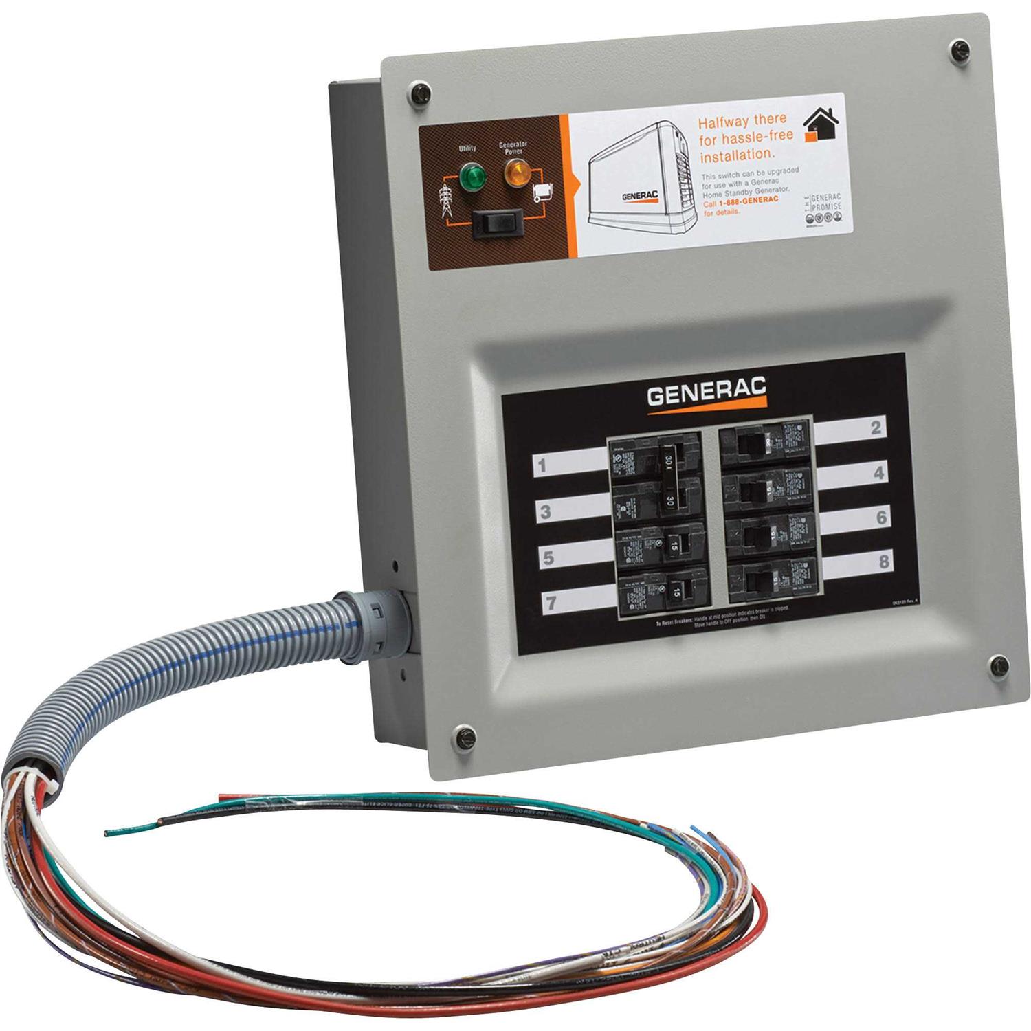 Generac HomeLink 30A Manual Transfer Switch 6852 - Cheap Fitting