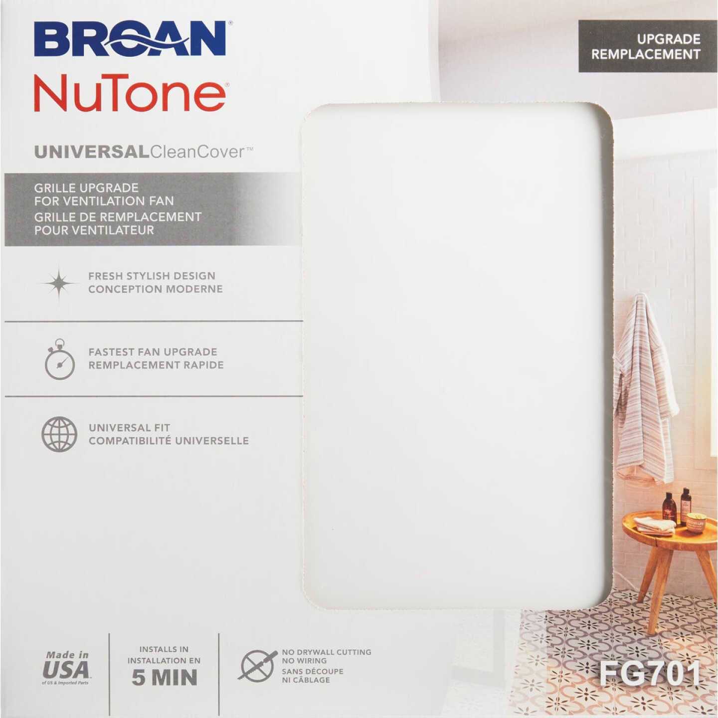 Broan Universal CleanCover Bathroom Exhaust Fan Upgrade Grille/Cover - Cheap Fitting