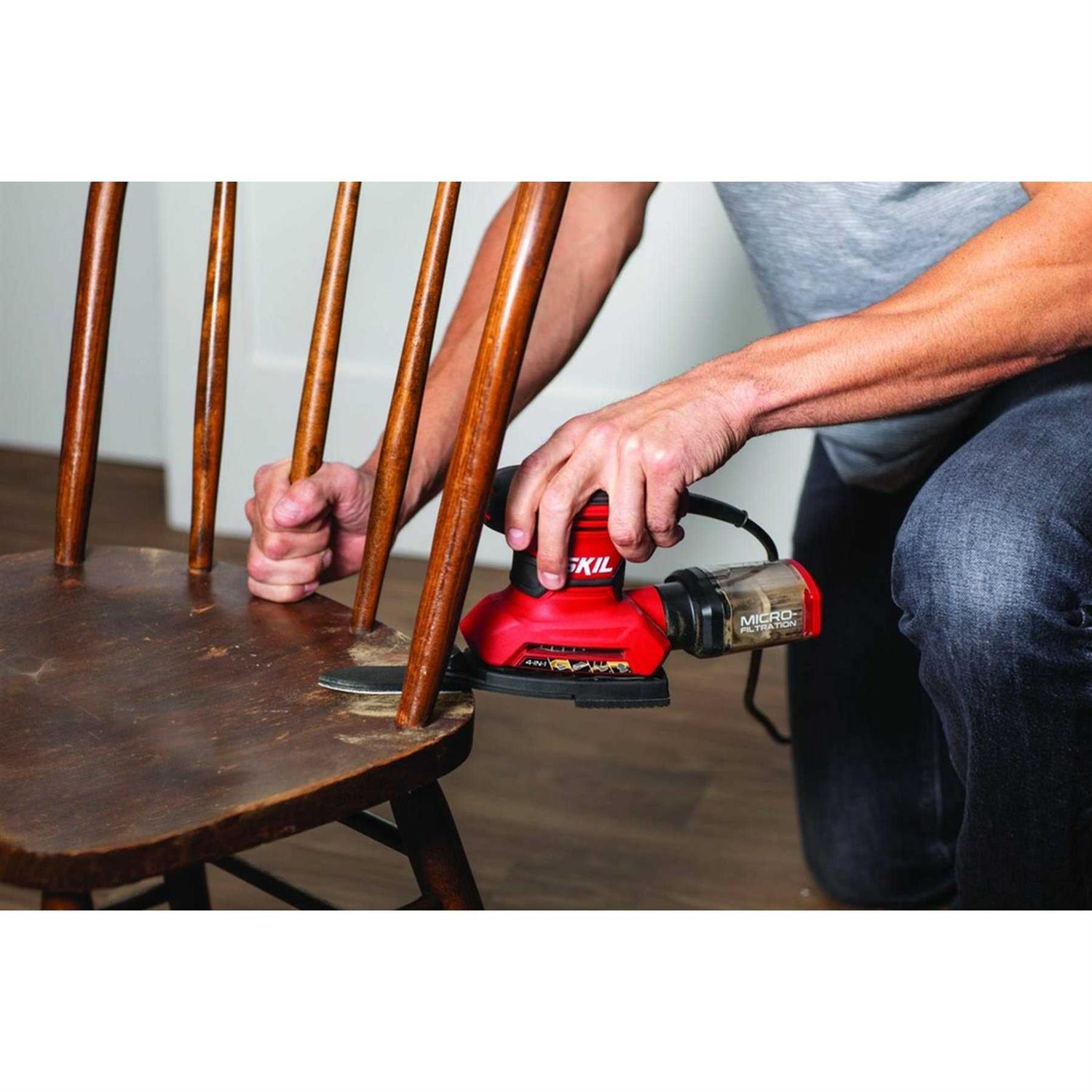 Skil Corded Multi-Function Detail Sander Includes 12pcs Sanding Paper SR232301 - Cheap Fitting