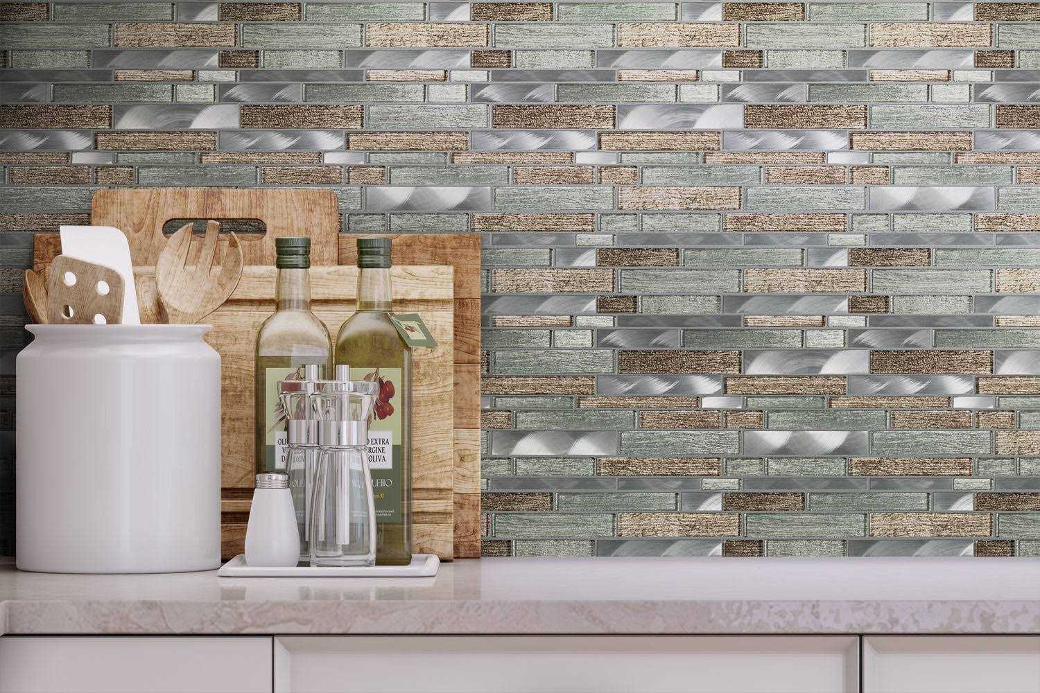 Elida Ceramica Sparkling River 12-in x 12-in Glossy Glass CCLCVIN02 - Cheap Fitting