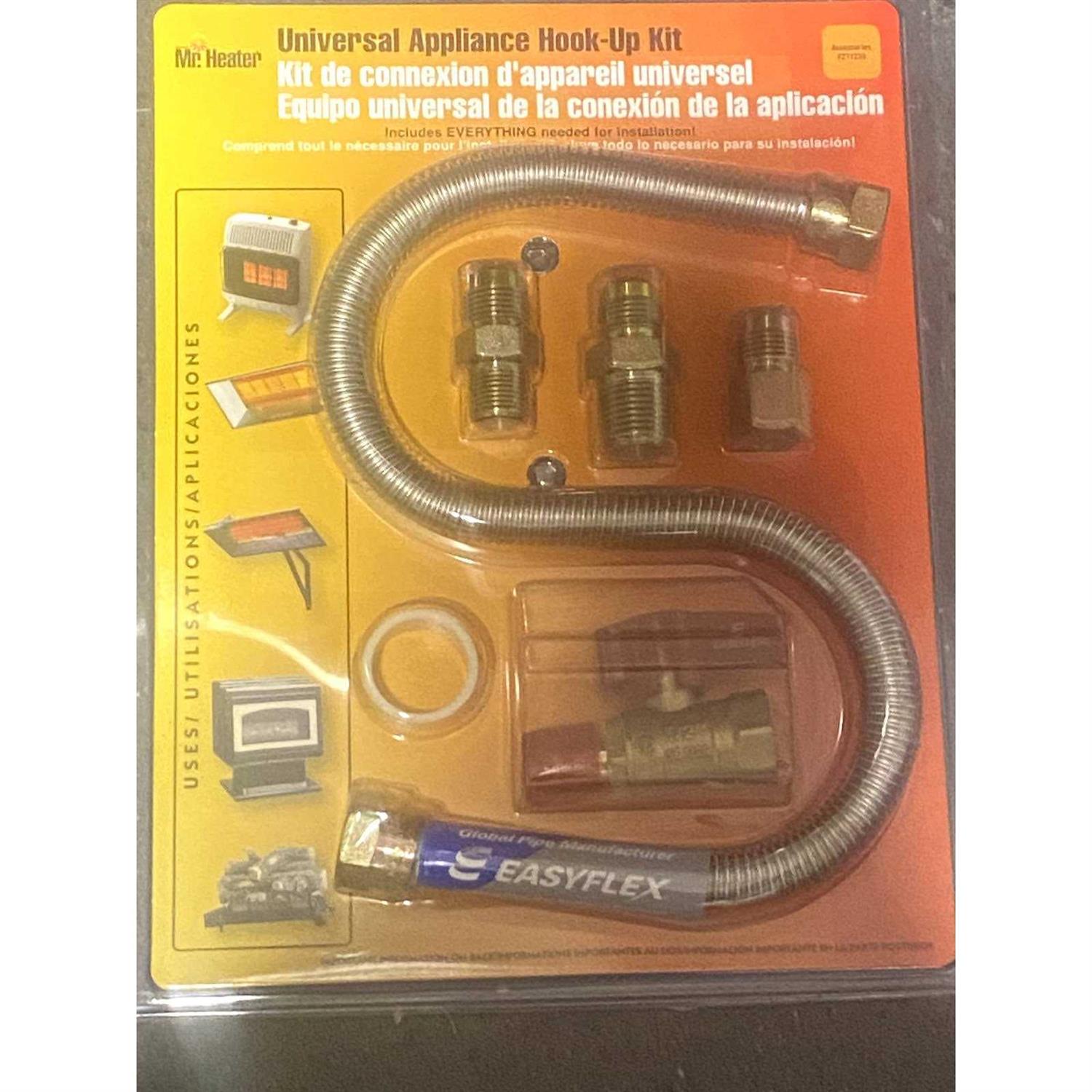 Mr Heater Universal Gas Appliance Hook Up Kit F271239 - Cheap Fitting