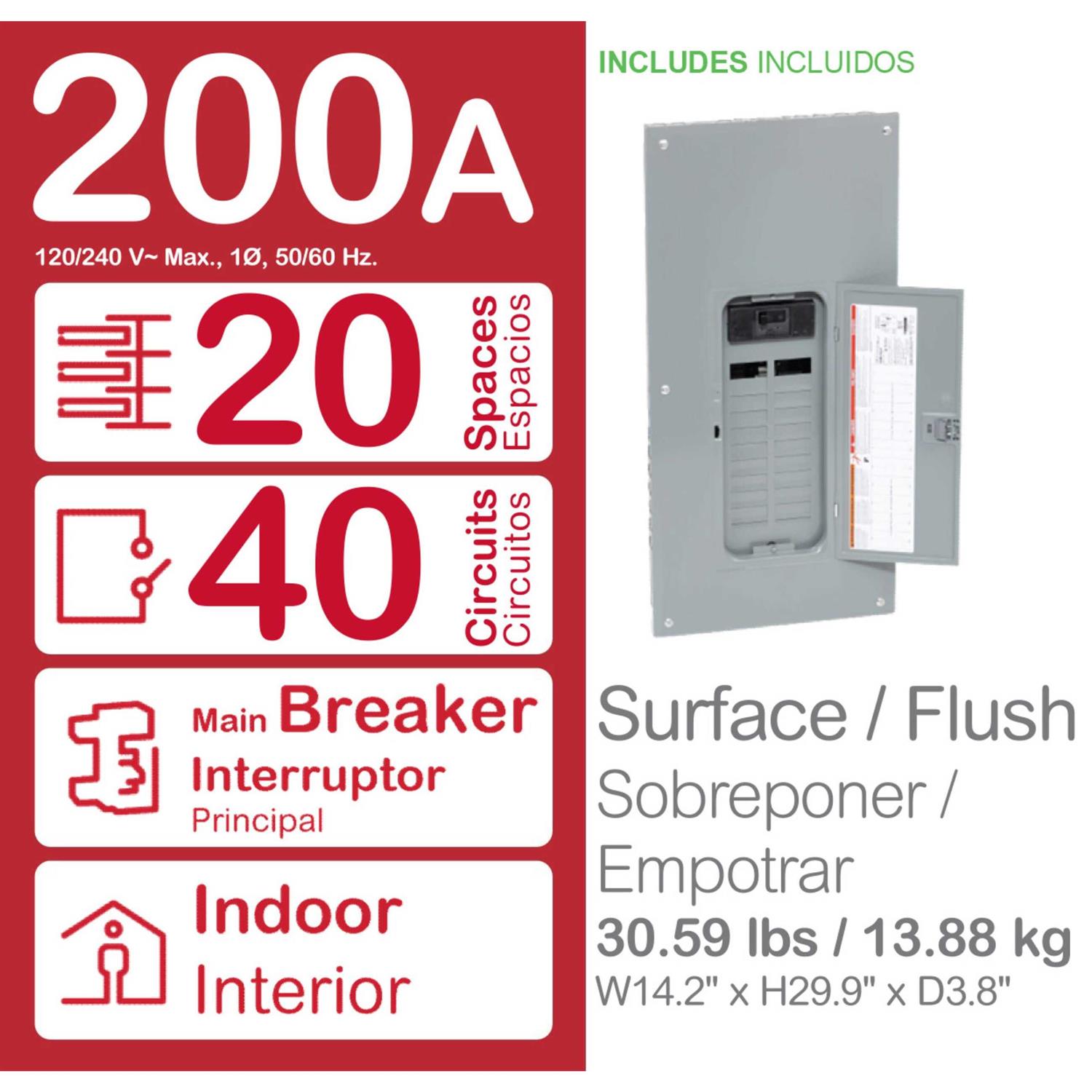 Square D HOM2040M200PCVP - Cheap Fitting
