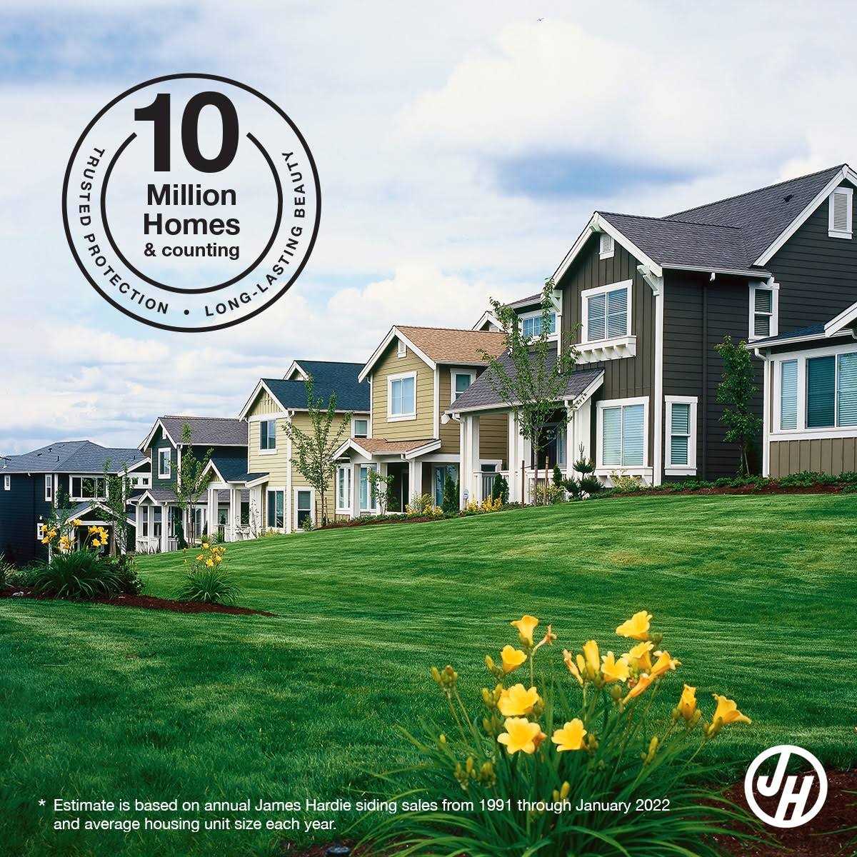 James Hardie Primed HZ10 Fiber Cement Trim Woodgrain 144-in - Cheap Fitting